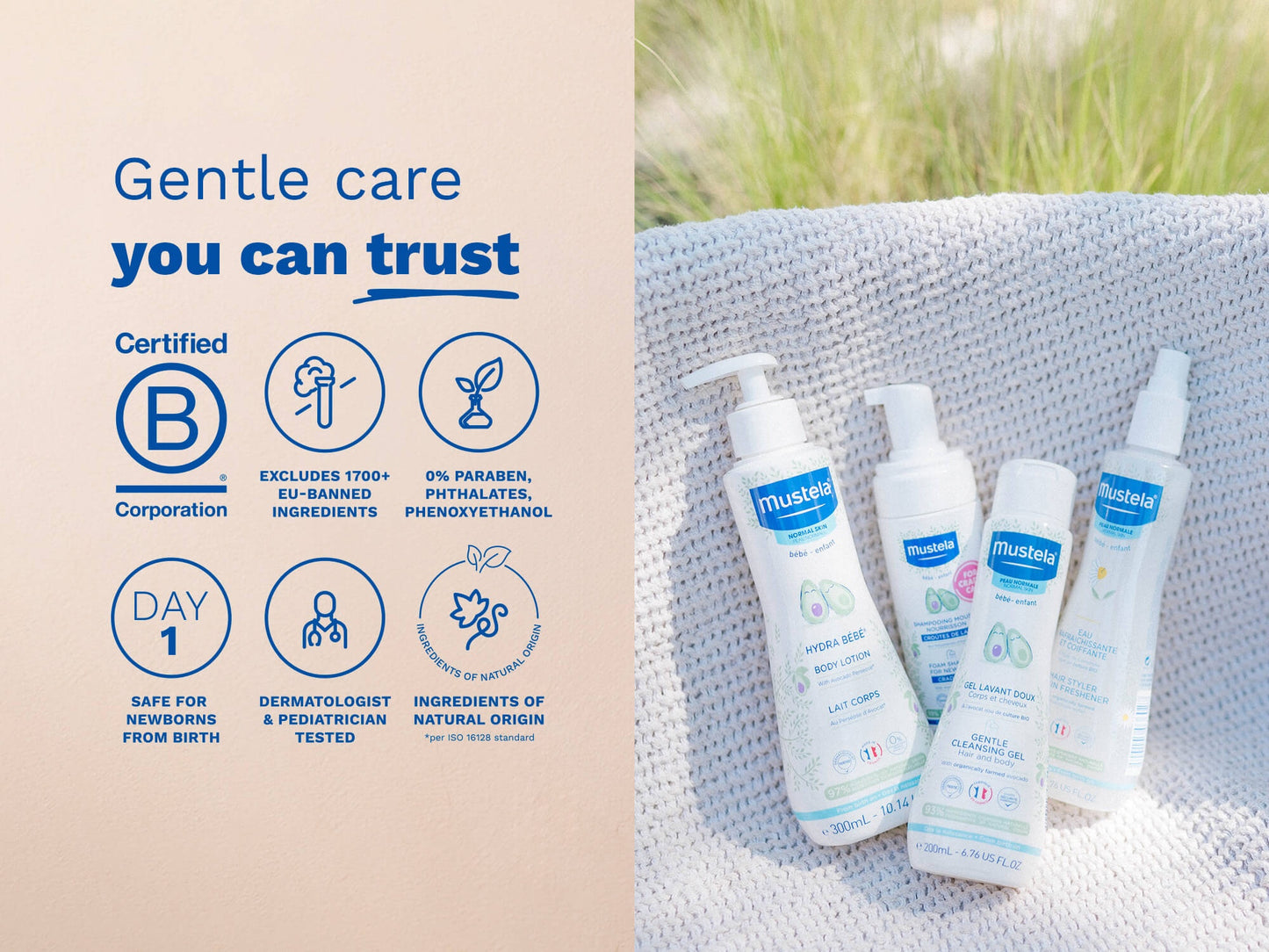 Mustela Welcome Baby 4-Piece Gift Set