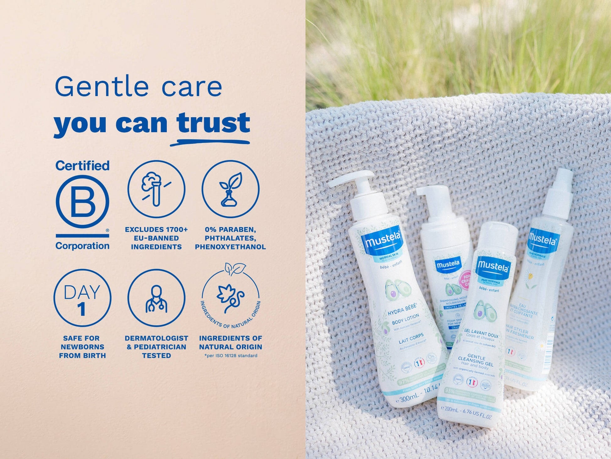 Mustela Welcome Baby 4-Piece Gift Set