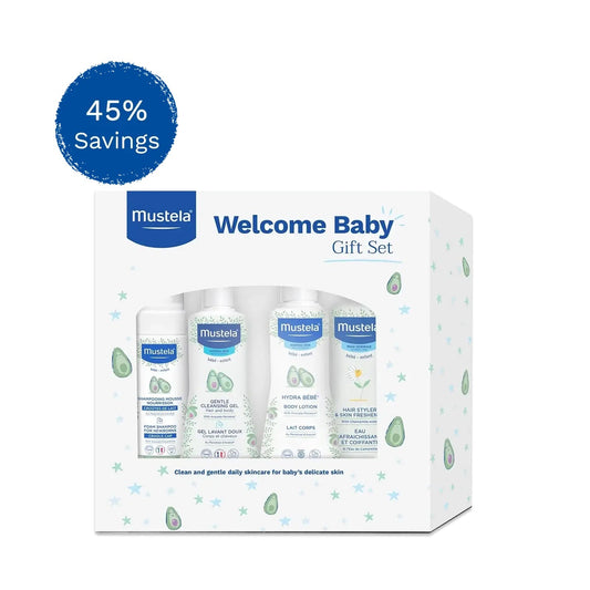 Mustela Welcome Baby 4-Piece Gift Set