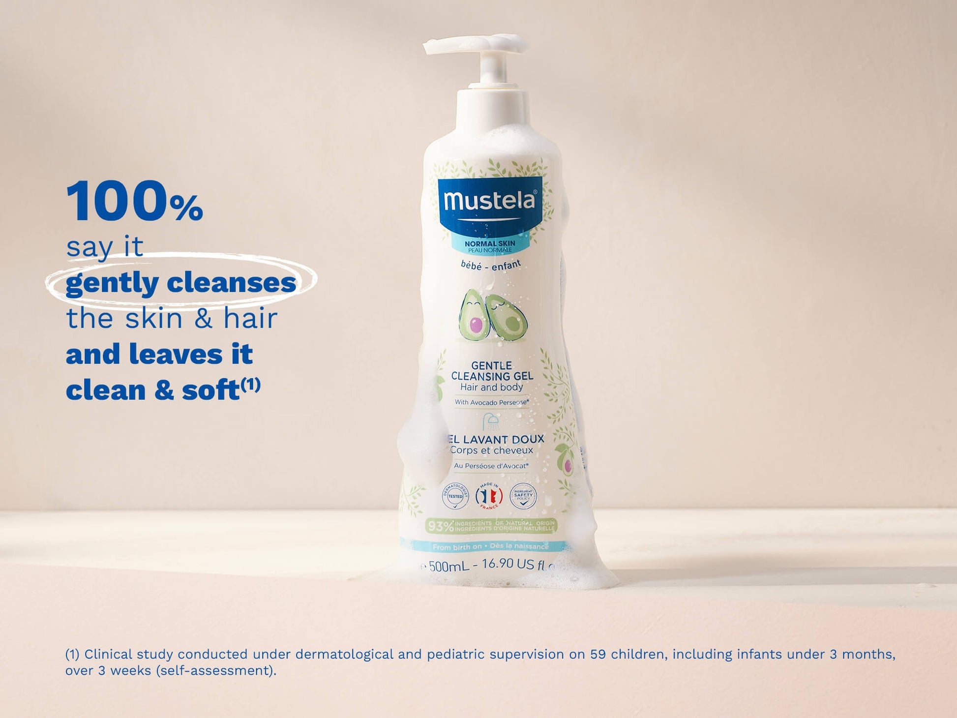 Mustela Gentle Cleansing Gel - 16.9 oz