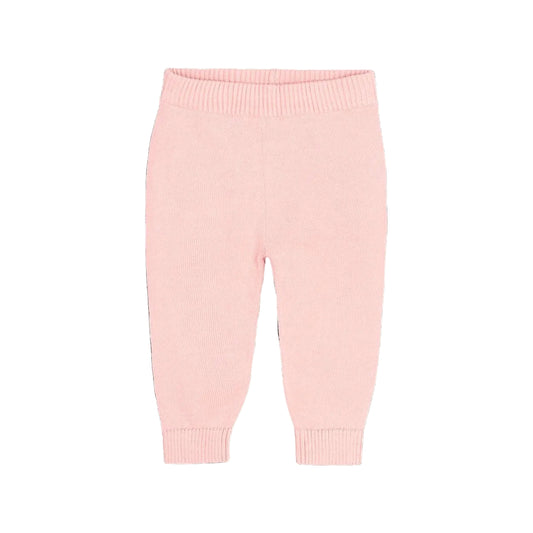 Viverano Organics Pocket Sweater Knit Baby Legging Pants (Organic Cotton) FW26 - Sweet Pink, 3-6M