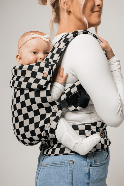 Mabē Monarch Carrier - Ebony Check - MON-00-2020