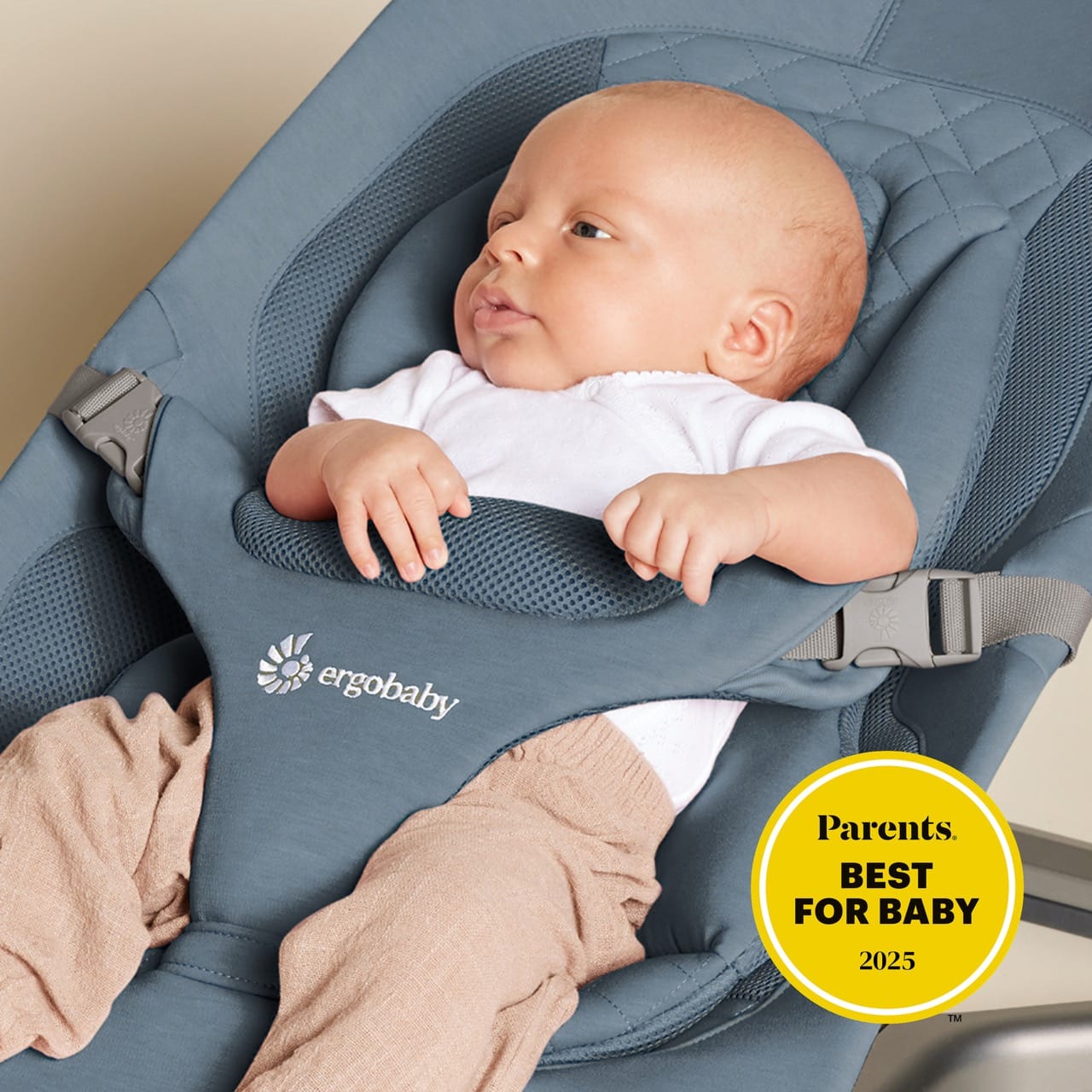 Ergobaby Evolve 3-in-1 Bouncer - Oxford Blue