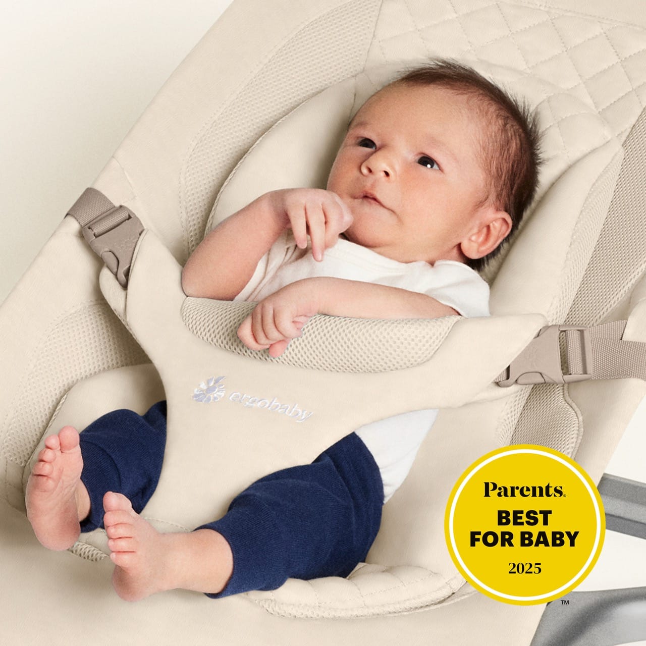 Ergobaby Evolve 3-in-1 Bouncer - Cream
