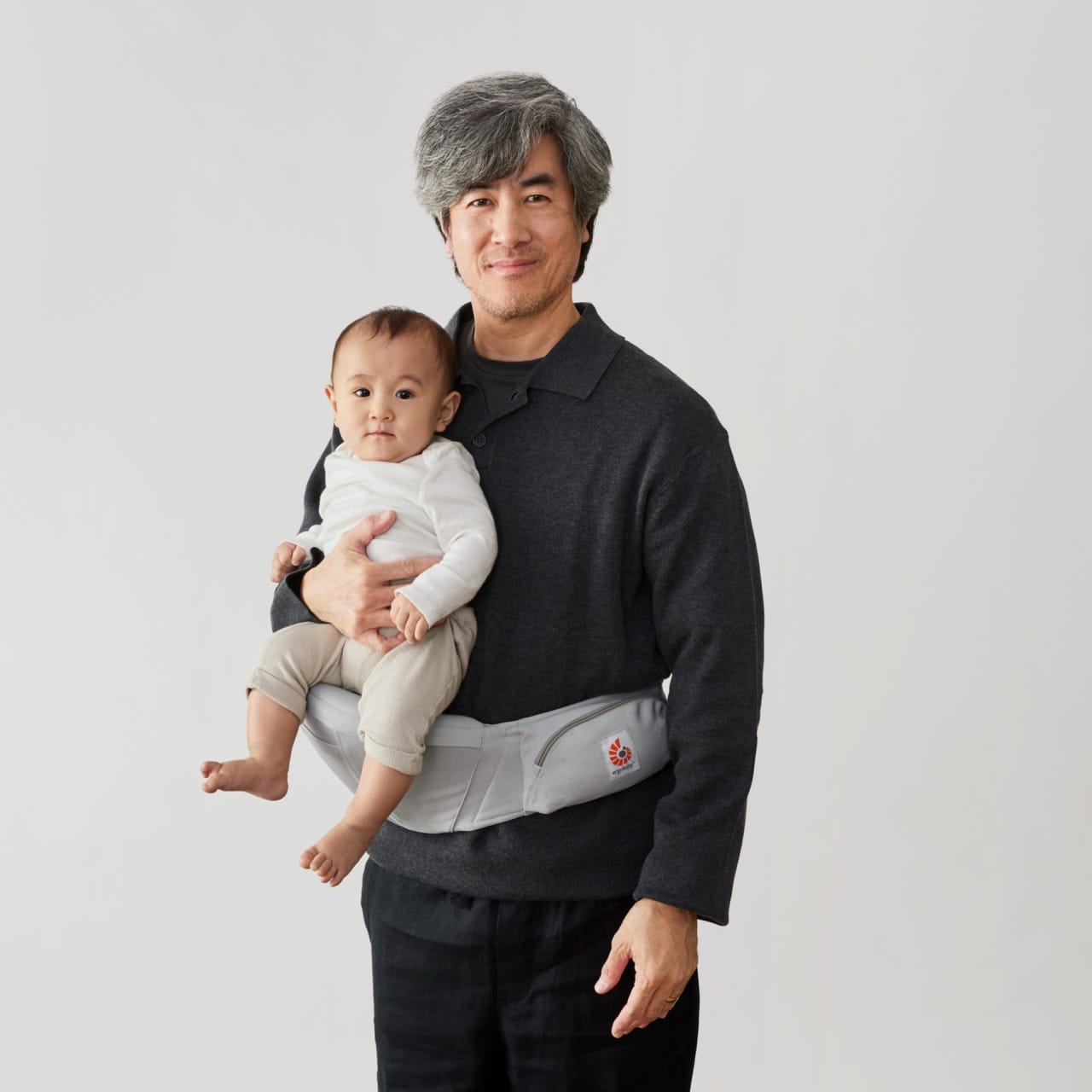 Ergobaby Lift Hip Seat Baby Carrier - Pearl Grey
