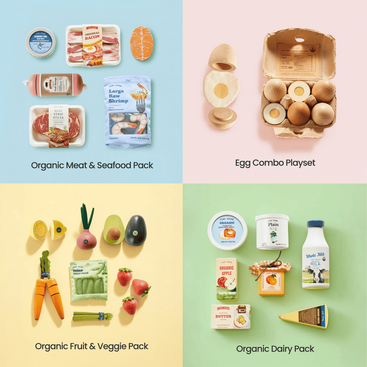 Tiny Land Organic Play Food Collection - TLTGPF001-BDL01