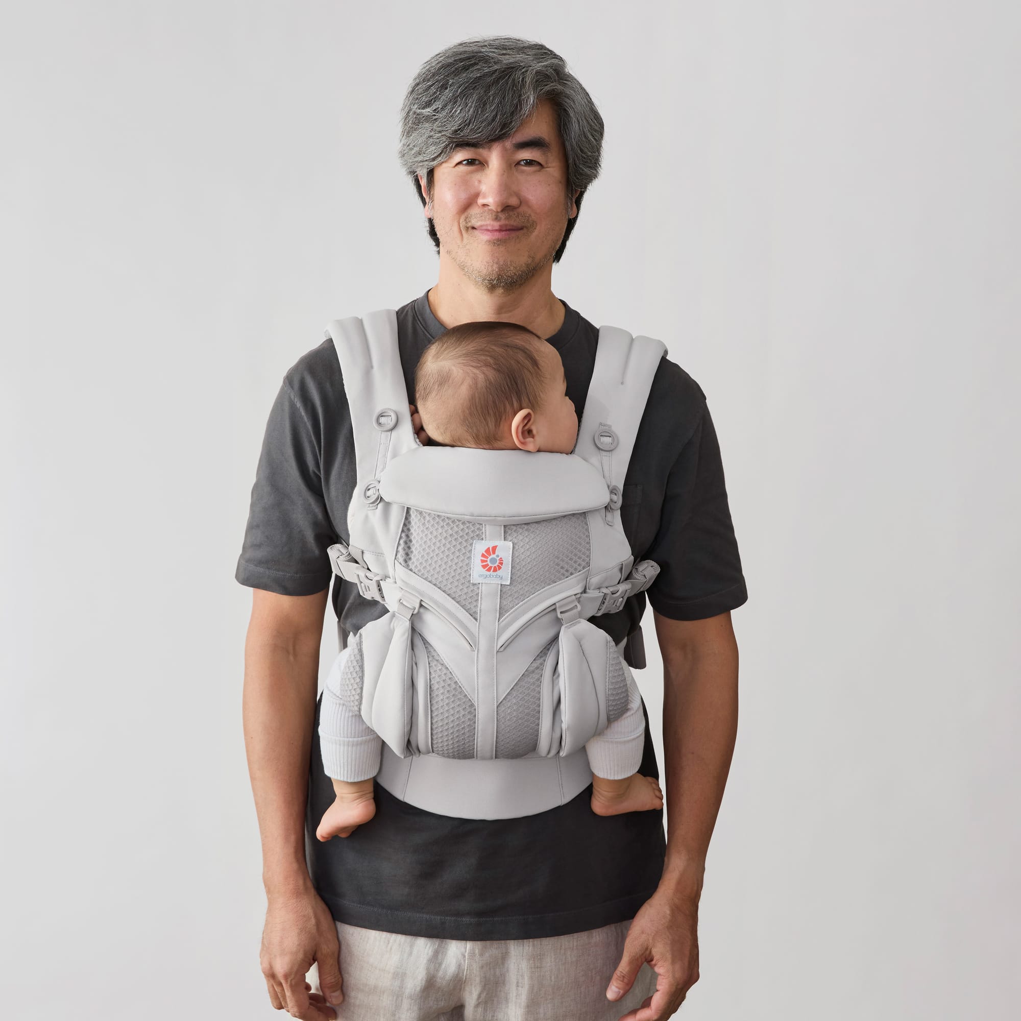 Ergobaby Omni Classic Cool Air Mesh Baby Carrier - Pearl Grey