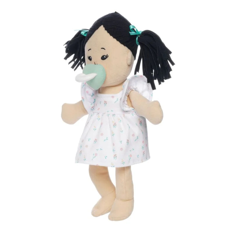 Manhattan Toy Love, Stella Doll Light Beige with Black Pigtails