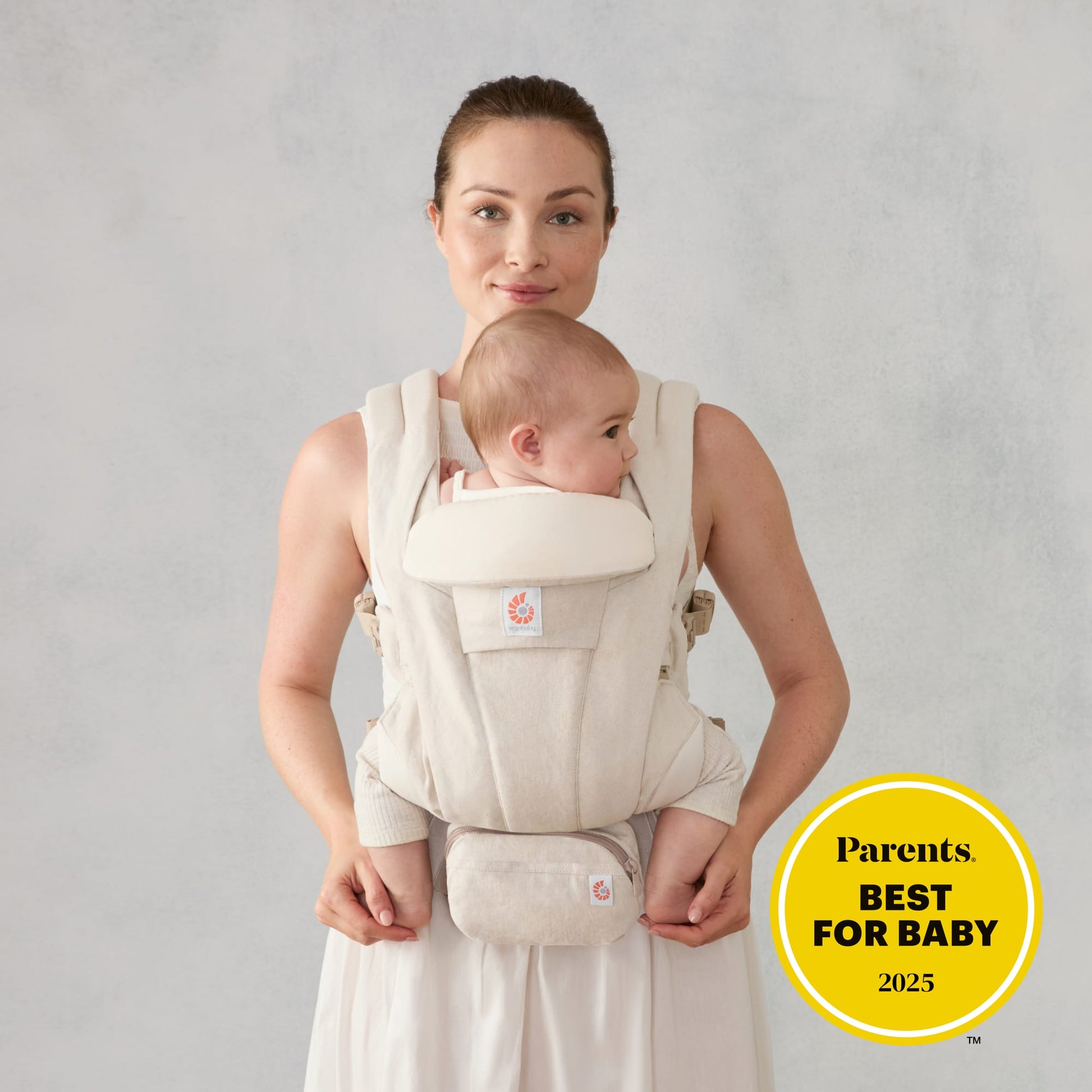 Ergobaby Omni Deluxe Baby Carrier, Linen