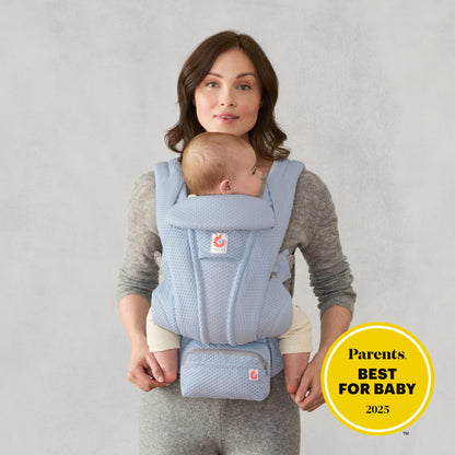 Ergobaby Omni Deluxe Baby Carrier, Mesh - Serene Blue