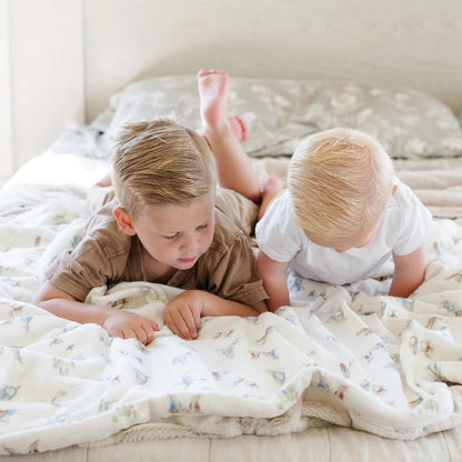 Saranoni Peter Rabbit Muslin Lush Blanket - Boy