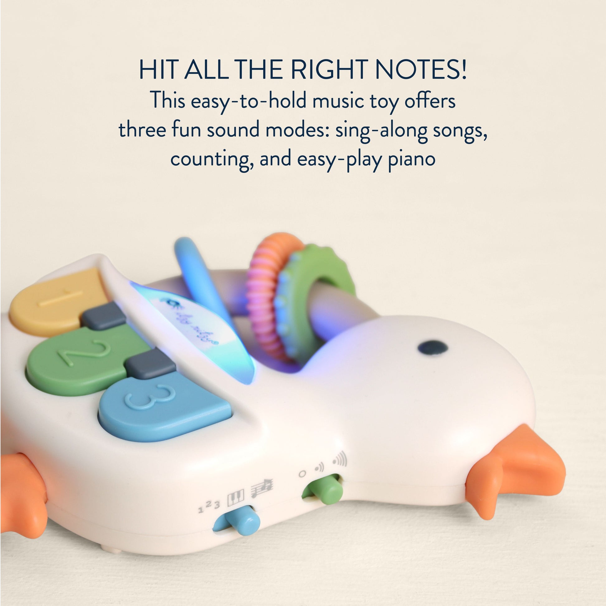 Itzy Ritzy Bitzy Tunes Sensory Musical Toy - Duck - Image 9