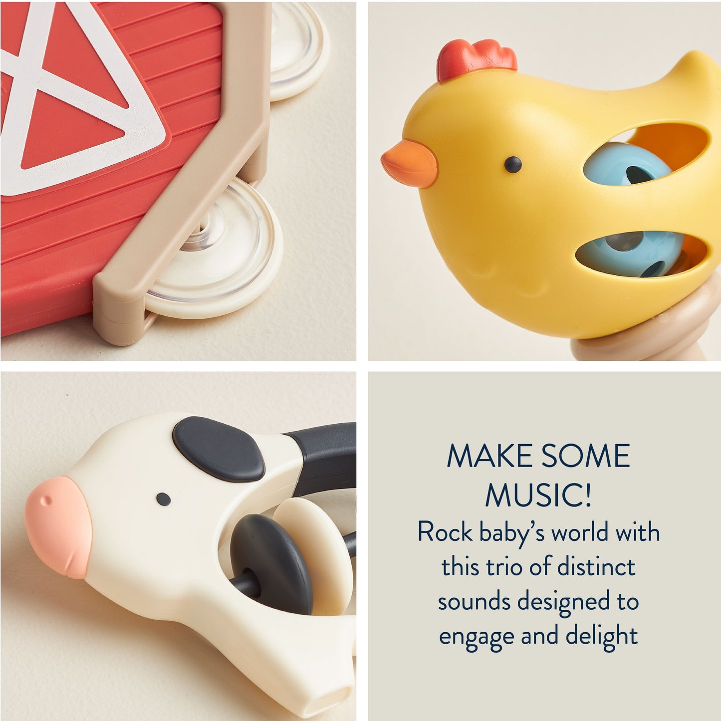 Itzy Ritzy Itzy Bitzy Jam Musical Toy - Farm - Image 6