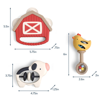Itzy Ritzy Itzy Bitzy Jam Musical Toy - Farm - Image 8