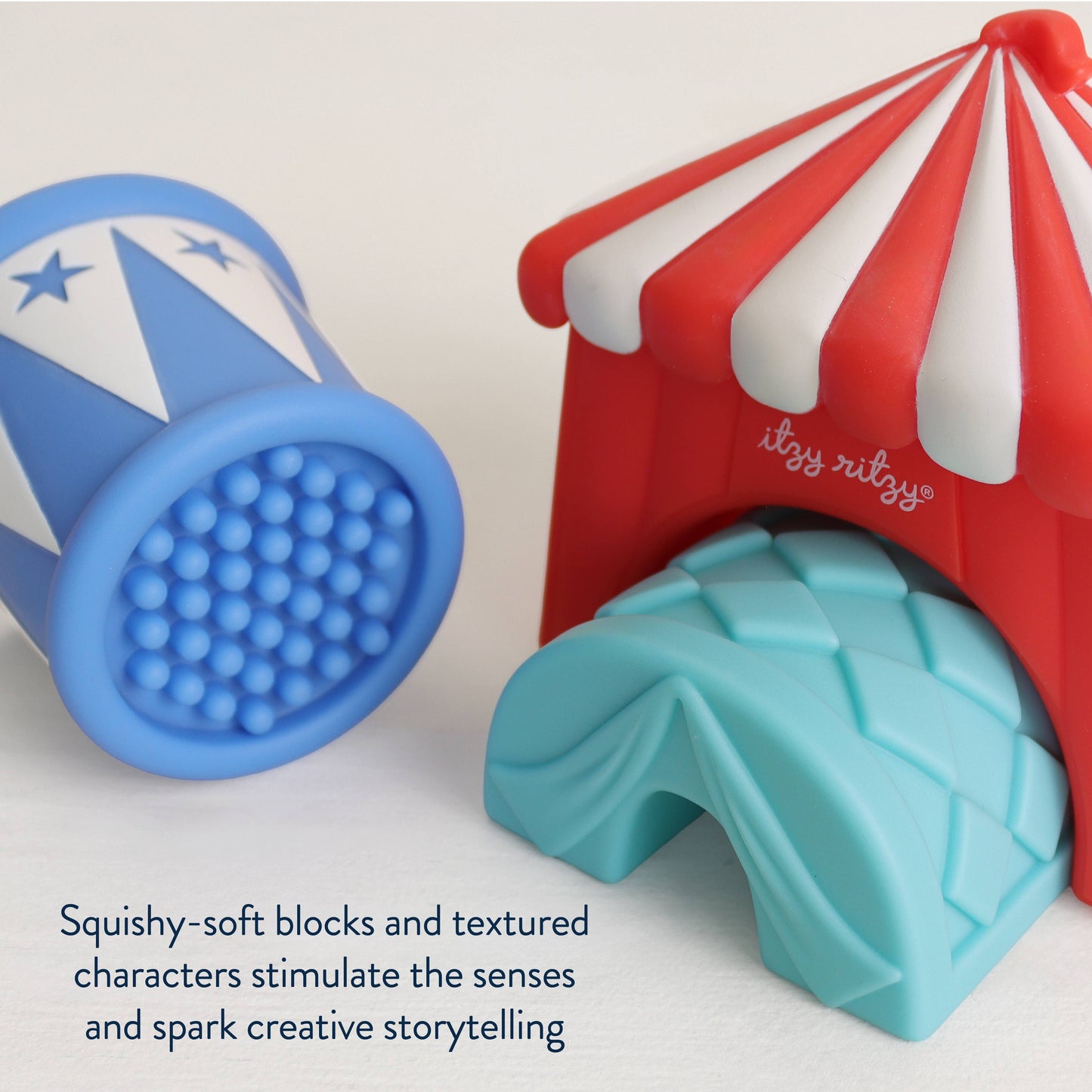 Itzy Ritzy Itzy Blocks™ Sensory Blocks Set - Circus