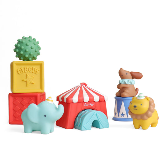 Itzy Ritzy Itzy Blocks™ Sensory Blocks Set - Circus