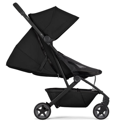 Joolz Aer2 Lightweight Compact Stroller + Nest to Seat Bundle - Space Black - 440200-440210
