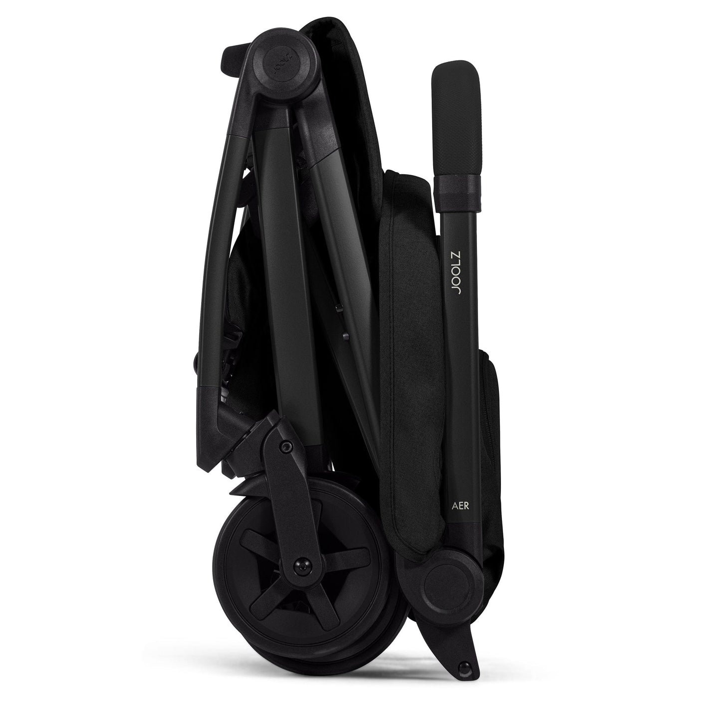 Joolz Aer2 Lightweight Compact Stroller + Nest to Seat Bundle - Space Black - 440200-440210