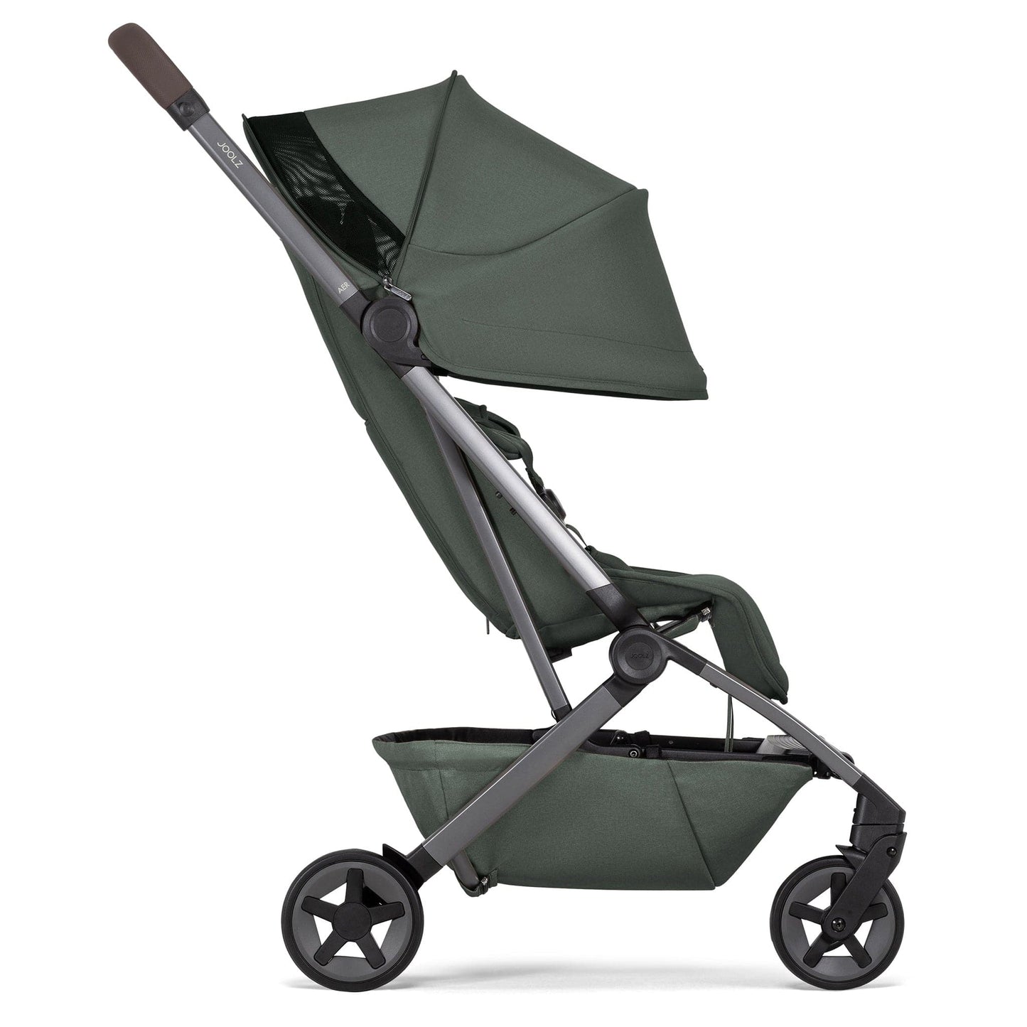Joolz Aer2 Lightweight Compact Stroller + Nest to Seat Bundle - Forest Green - 440201-440211