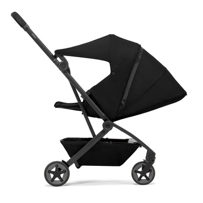 Joolz Aer2 Lightweight Compact Stroller + Nest to Seat Bundle - Space Black - 440200-440210