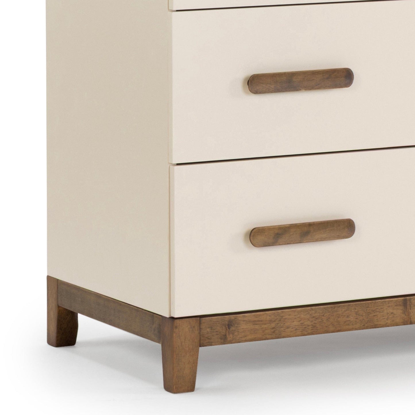 dadada Lala Little 3-Drawer Dresser - Almond Milk / Walnut - 44082-DA