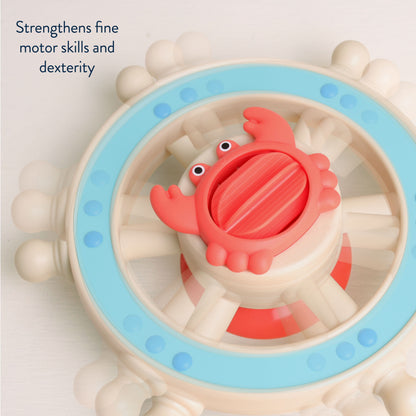 Itzy Ritzy Itzy Captain Bath Toy - Nautical Crab - Image 5