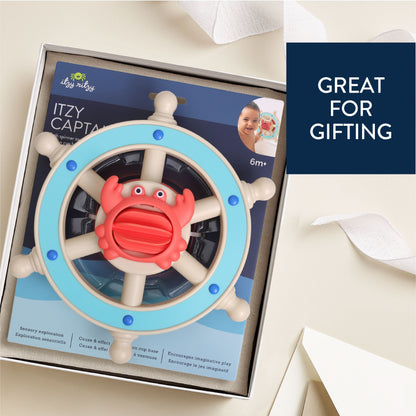 Itzy Ritzy Itzy Captain Bath Toy - Nautical Crab - Image 6