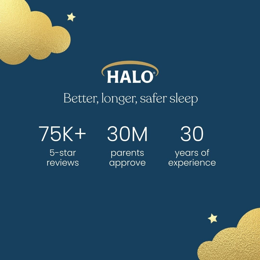 Halo 100% Cotton Swaddle TOG 1.5 - Stardust (Newborn)