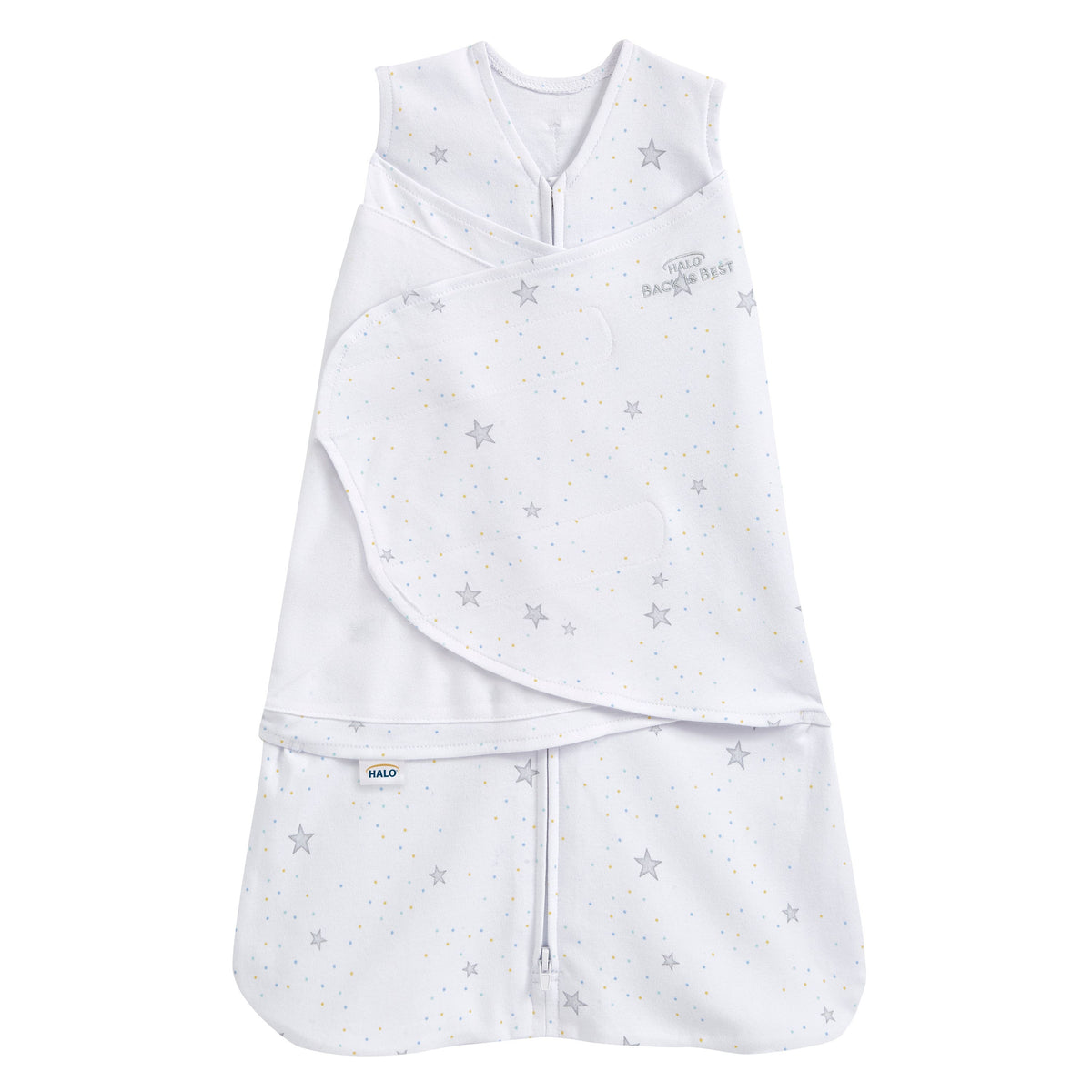 Halo 100% Cotton Swaddle TOG 1.5 - Stardust (Newborn)