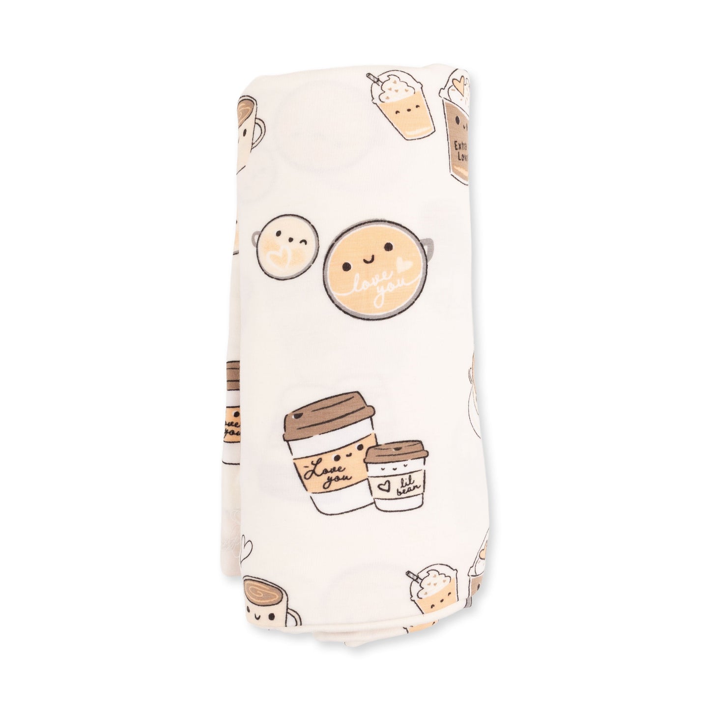Angel Dear Love You A Latte Swaddle Blanket