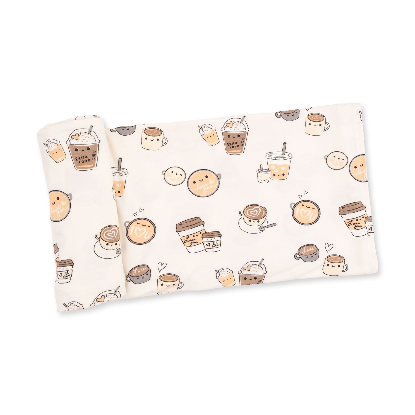 Angel Dear Love You A Latte Swaddle Blanket