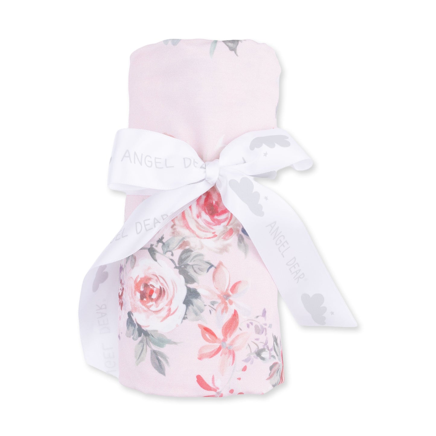 Angel Dear Painterly Rose Bouquets Swaddle Blanket