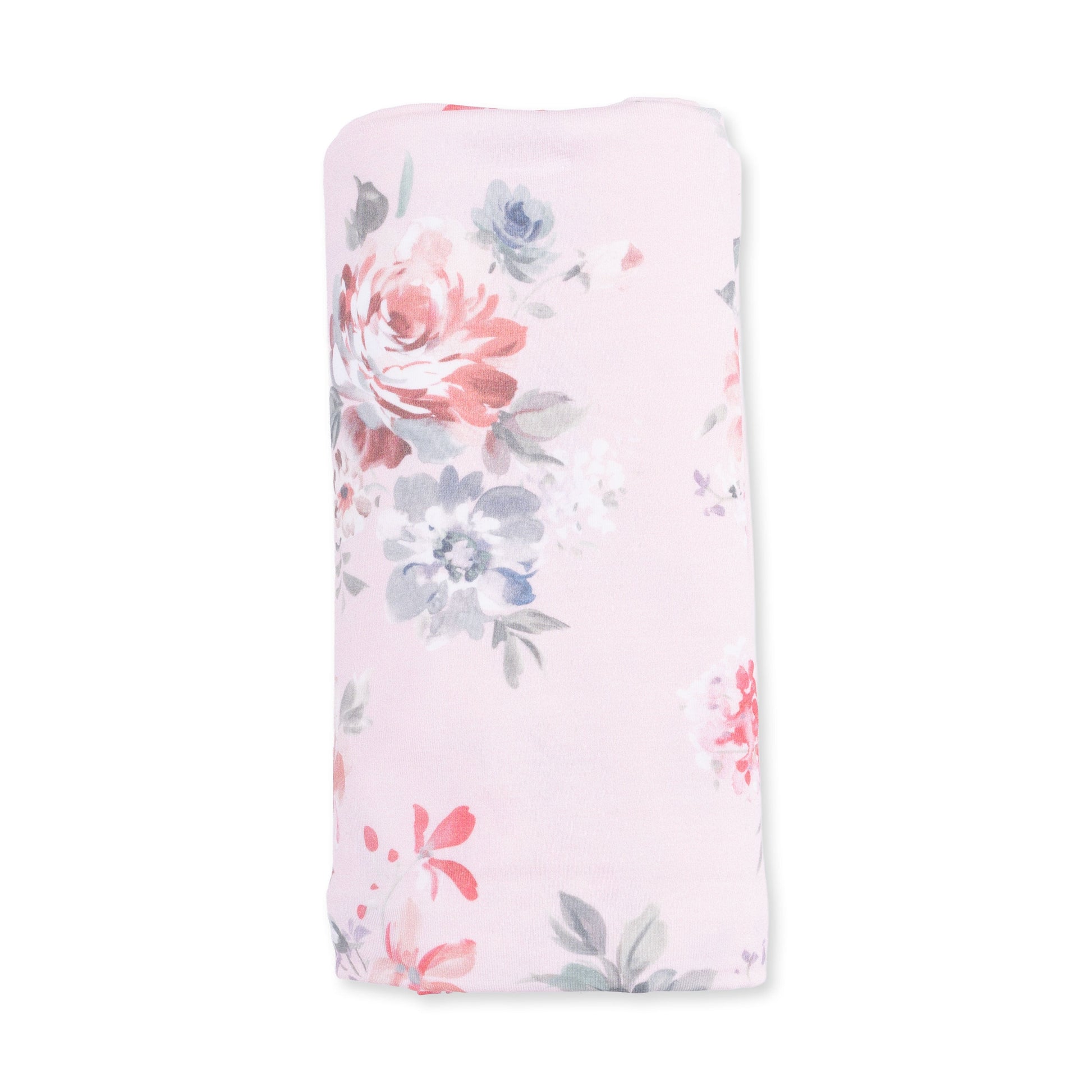 Angel Dear Painterly Rose Bouquets Swaddle Blanket