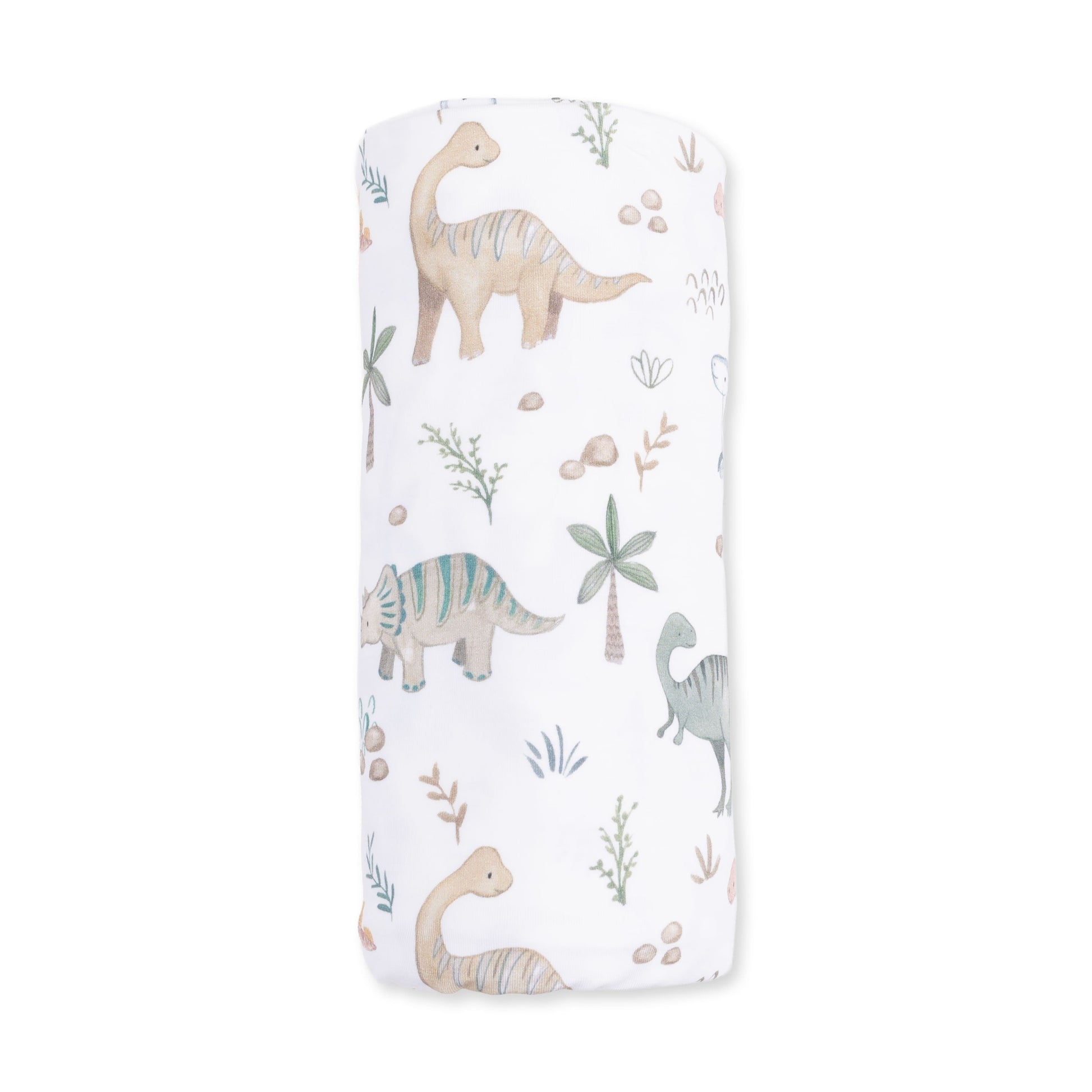 Angel Dear Sweet Baby Dinos Swaddle Blanket
