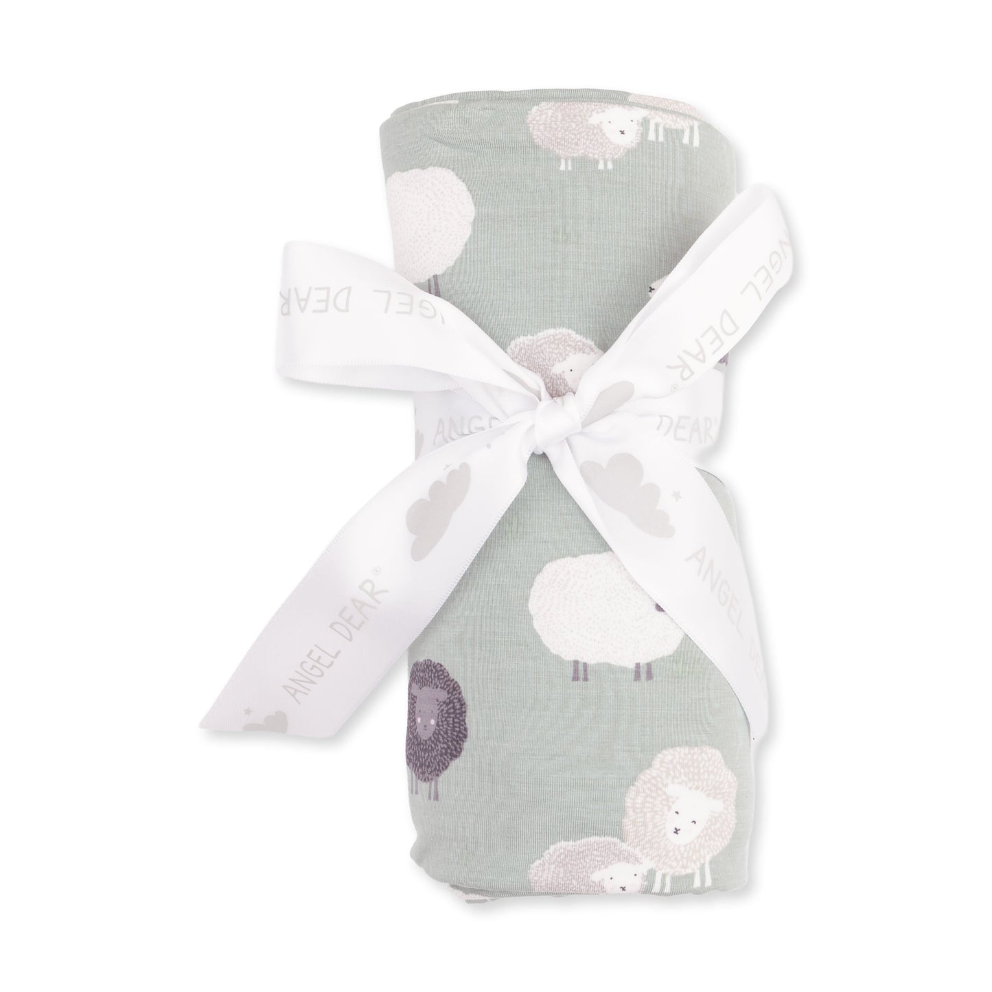 Angel Dear Black Sheep Swaddle Blanket