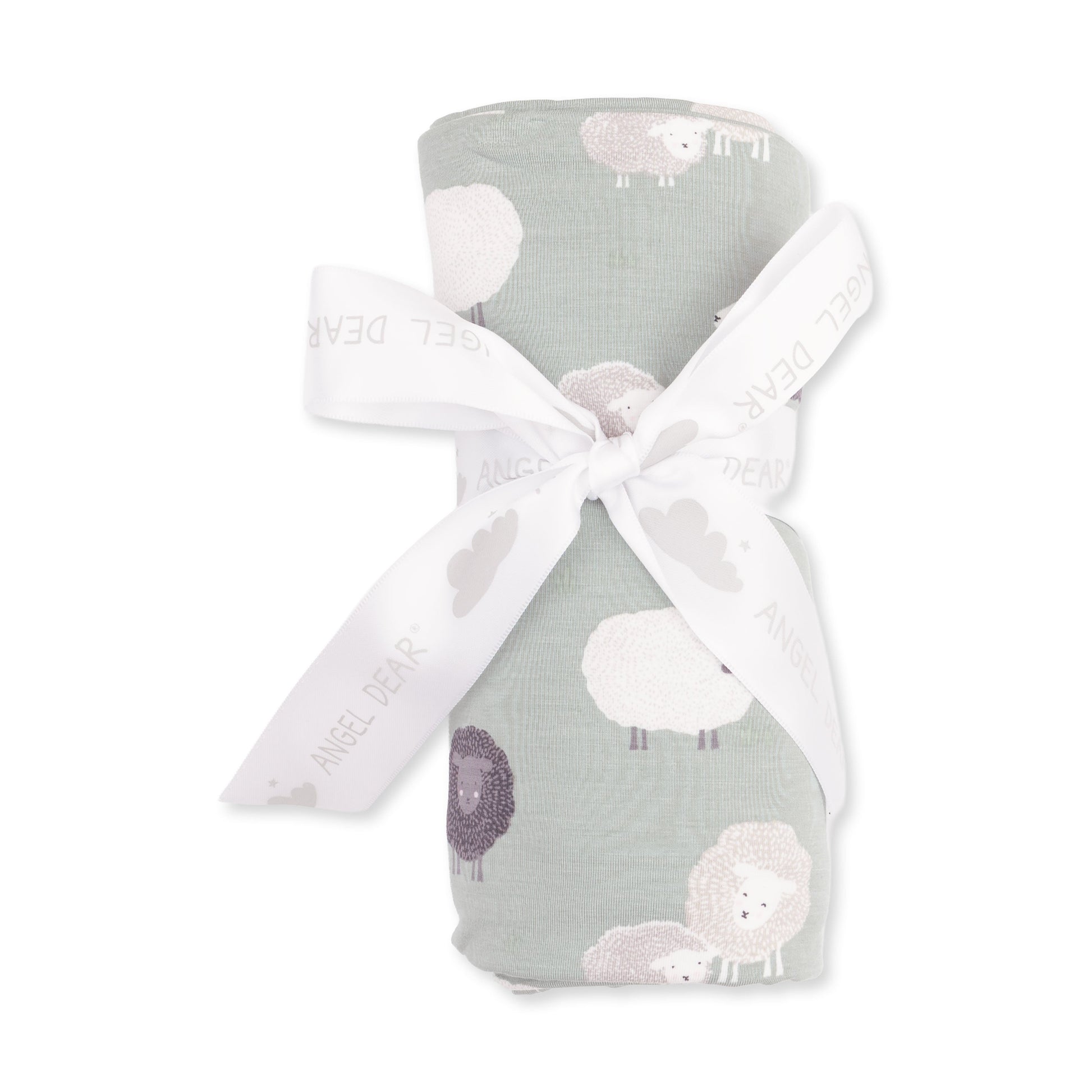 Angel Dear Black Sheep Swaddle Blanket