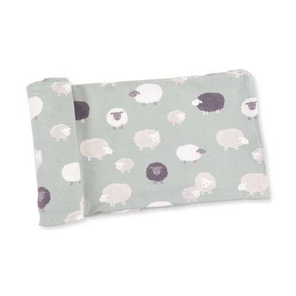 Angel Dear Black Sheep Swaddle Blanket