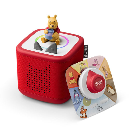 Tonies Toniebox 2 Full Play Set - Winnie the Pooh (Sunset Red) - 11003012