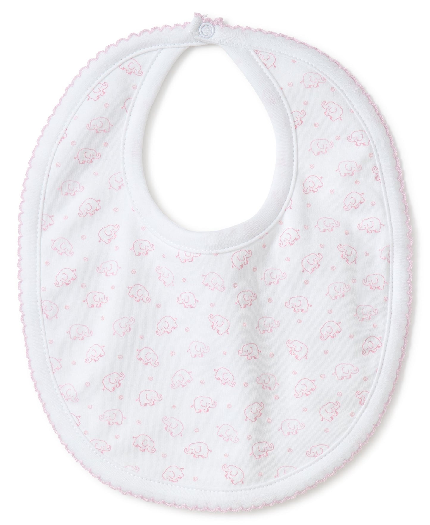 Kissy Kissy Ele-Fun Print Bib - Pink