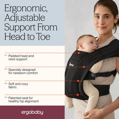 Ergobaby Embrace Carrier - Pure Black