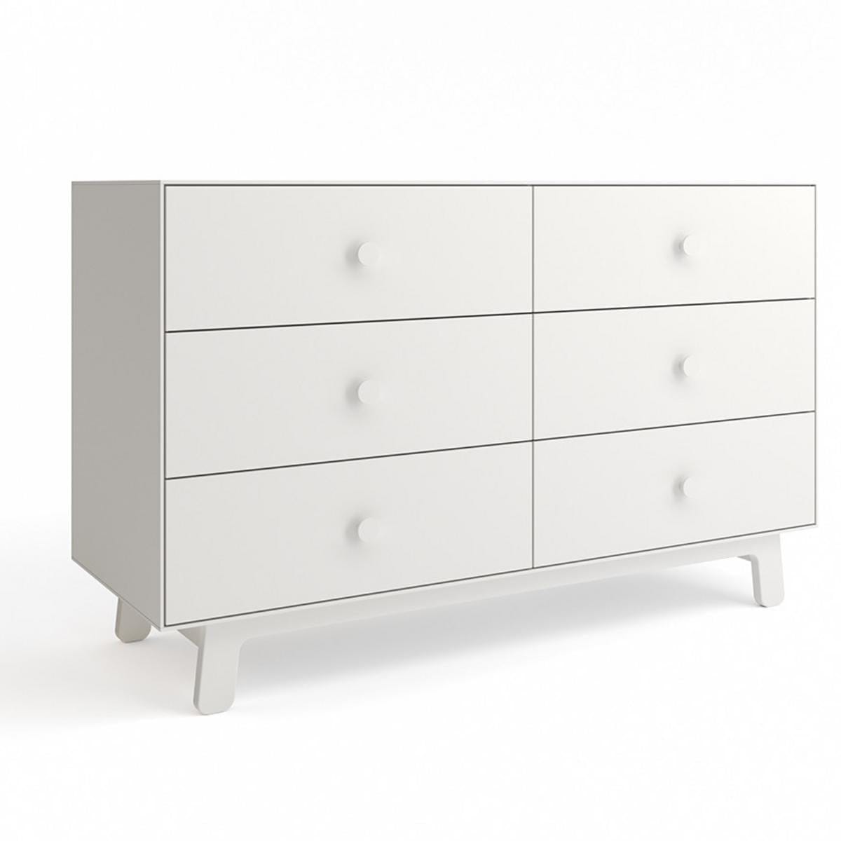 Oeuf Sparrow 6 Drawer Dresser - White - 2M6D-S-03