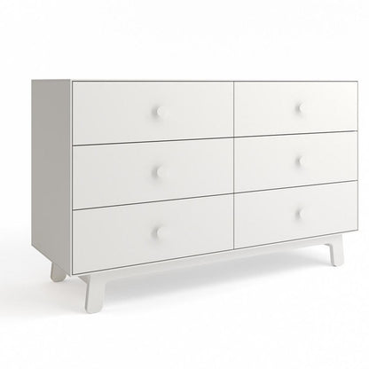 Oeuf Sparrow 6 Drawer Dresser - White - 2M6D-S-03