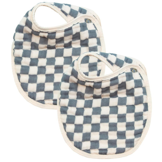 Lou Lou & Company Cloud Muslin Bib 2 pk - Miles / Cream