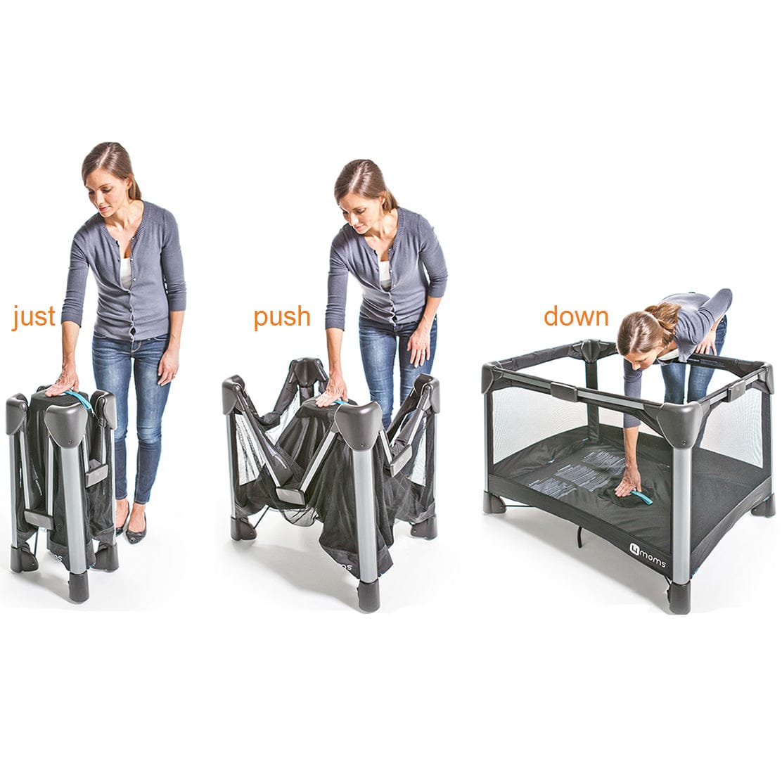 4moms 2014 Breeze Playard - Grey - 2000308