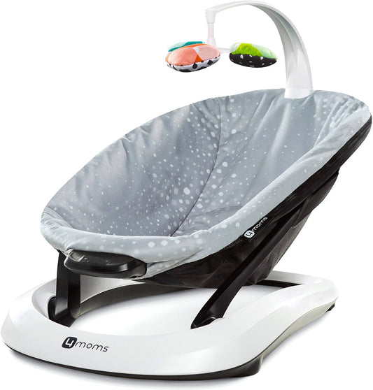 4moms BounceRoo Bouncer Seat - Silver Plush
