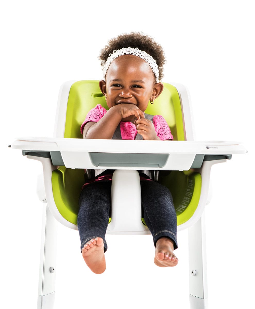 4moms High Chair - White/Green - 2000605