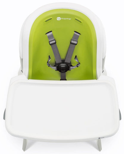 4moms High Chair - White/Green - 2000605