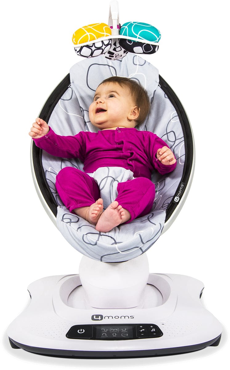 4moms Mamaroo 4 Baby Swing - Silver Plush - 2000803