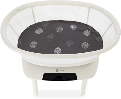 4moms Mamaroo Sleep Cotton Bassinet Sheet - Grey Crosshatch - 2000772