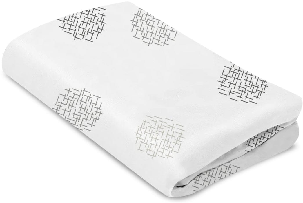 4moms Mamaroo Sleep Cotton Bassinet Sheet - White Crosshatch - 2000913